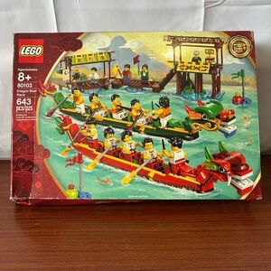 LEGO Dragon Boat Race 80103 Chinese Traditional Festivals RETIRED NEW Open Box